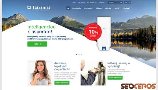 tatramat.com/sk desktop Vorschau