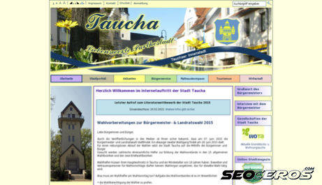 taucha.de desktop előnézeti kép