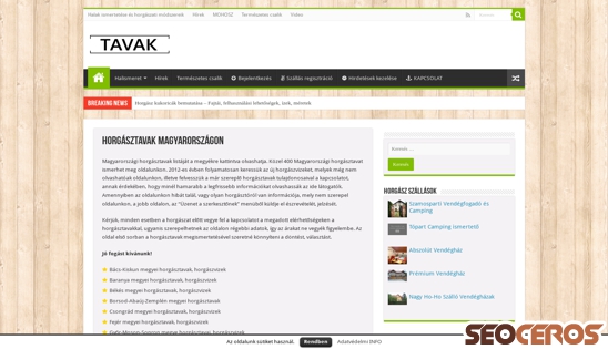 tavak.hu desktop előnézeti kép