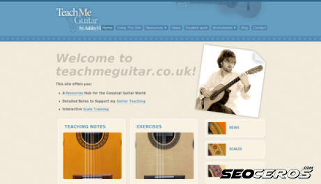 teachmeguitar.co.uk desktop előnézeti kép