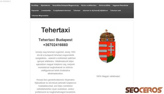 tehertaxi.net desktop előnézeti kép
