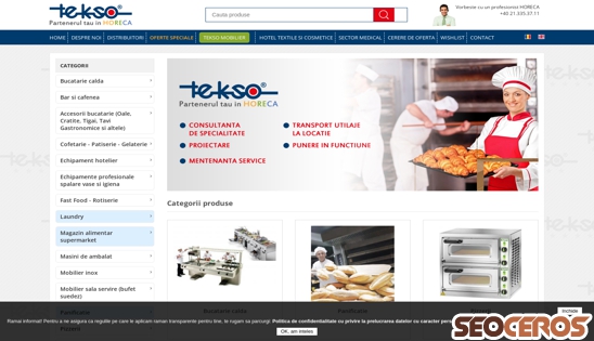 tekso.ro desktop Vista previa
