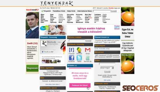 tenyek24.tk desktop Vista previa