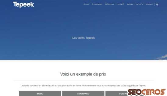 tepeek.com/fr/les-tarifs desktop náhľad obrázku
