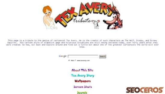 texavery.com desktop प्रीव्यू 