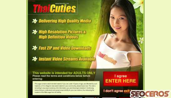thaicuties.com desktop előnézeti kép