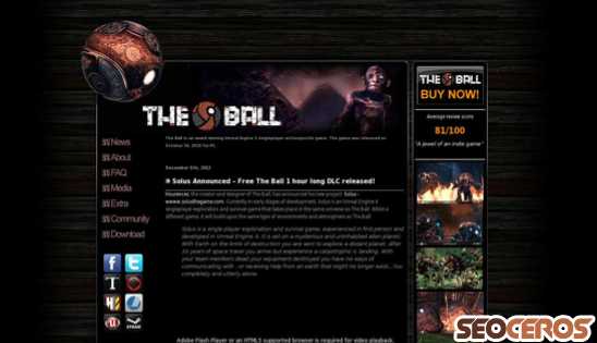 theballthegame.com desktop náhľad obrázku