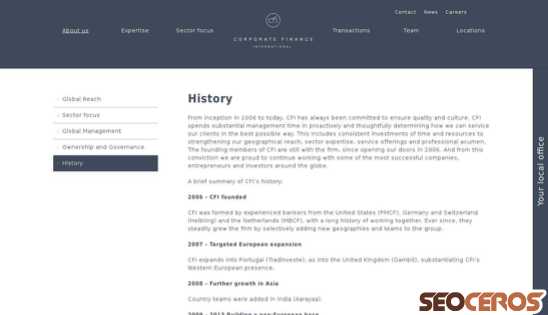 thecfigroup.com/about-us/history desktop preview