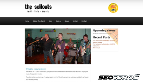thesellouts.co.uk desktop preview