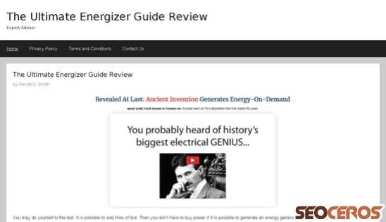 theultimateenergizerguidereview.com desktop preview