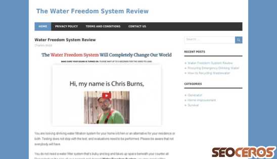 thewaterfreedomsystemreview.com desktop preview