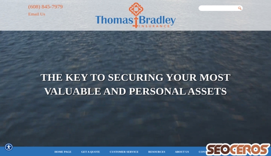thomasbradleyinsurance.com desktop förhandsvisning