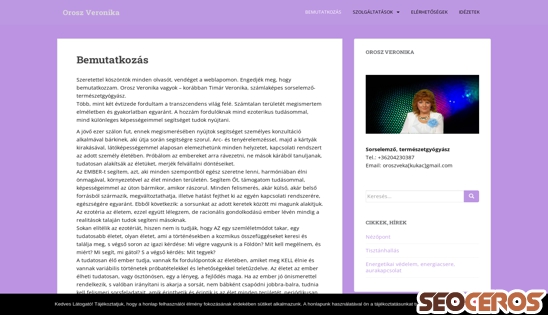 timarveronika.hu desktop preview
