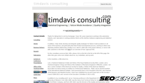 timdavis.co.uk desktop previzualizare