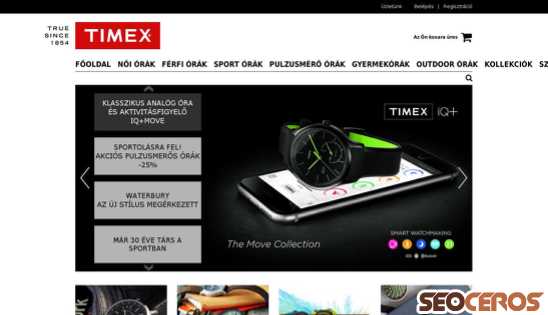 timexora.hu desktop előnézeti kép