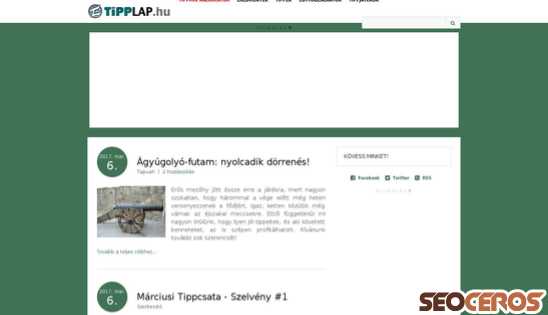 tipplap.hu desktop előnézeti kép