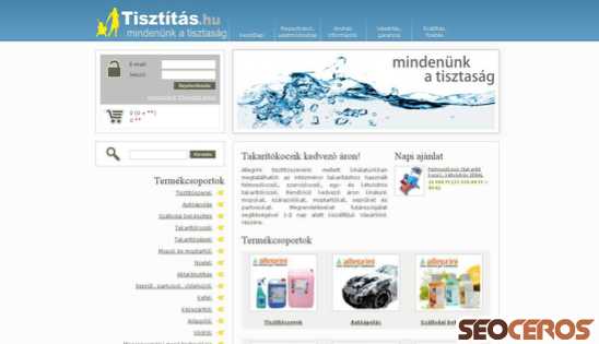 tisztitas.hu desktop obraz podglądowy