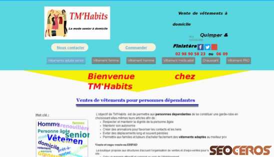 tmhabits-quimper.fr desktop előnézeti kép