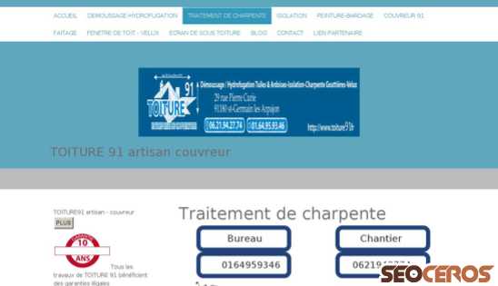 toiture91.fr/traitement-de-charpente desktop náhľad obrázku