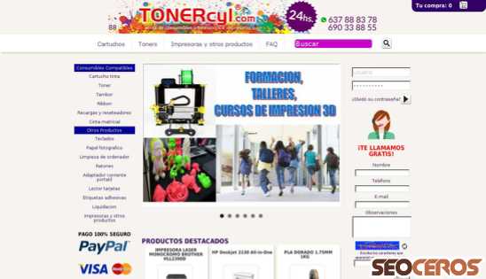 tonercyl.com desktop preview