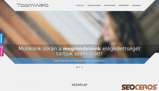 toomweb.hu desktop náhľad obrázku