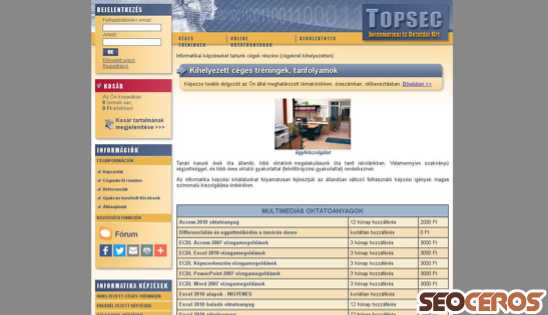 topsec.hu desktop preview
