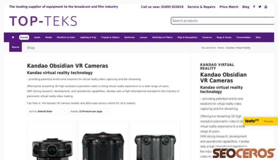 topteks.com/brand/kandao-virtual-reality desktop Vista previa