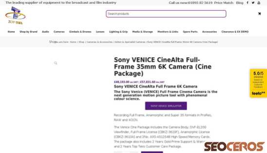 topteks.com/shop/cameras/sony-venice-ff-anamorphic-6k-camera desktop previzualizare