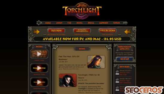torchlightgame.com desktop obraz podglądowy