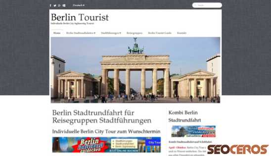 touristworld.de desktop náhled obrázku