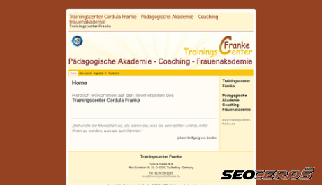 trainingscenter-franke.de desktop náhľad obrázku