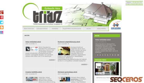 triasz.hu desktop előnézeti kép