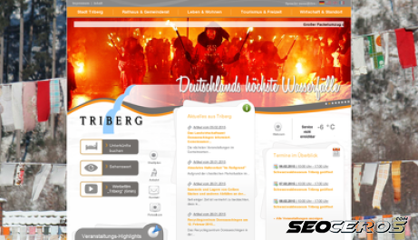 triberg.de desktop előnézeti kép