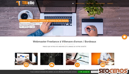 triclic.com desktop Vorschau