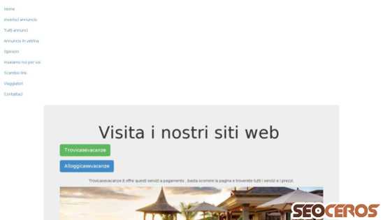 trovicasevacanze.it/servizi/xx3.html desktop Vista previa
