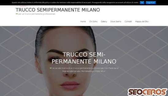 truccosemipermanente-milano.it desktop náhled obrázku