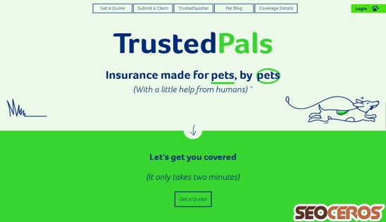 trustedpals.com desktop náhled obrázku