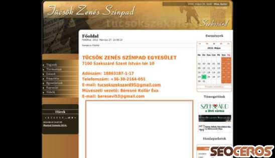 tucsokszekszard.hu desktop náhled obrázku