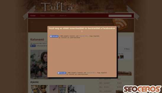 tufla.hu desktop előnézeti kép