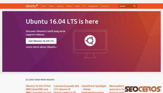 ubuntu.com desktop förhandsvisning