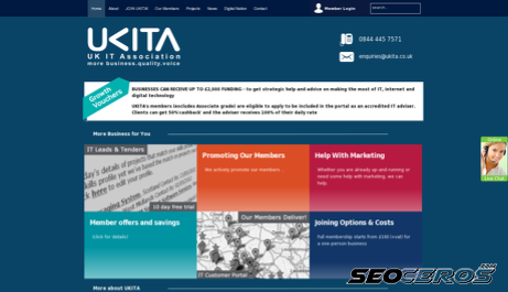ukita.co.uk desktop Vista previa