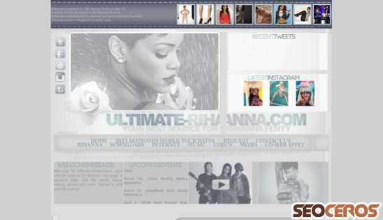 ultimate-rihanna.com desktop előnézeti kép