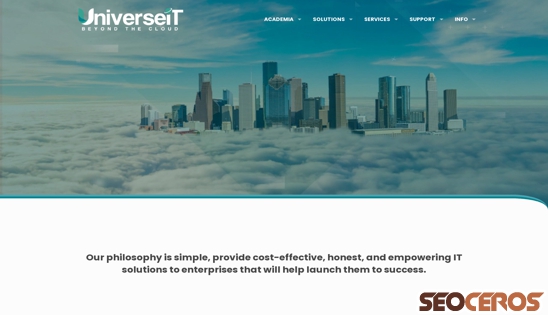 universeit.com desktop náhled obrázku