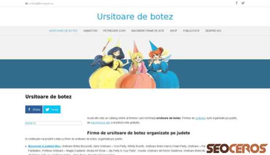ursitoarebotez.eu desktop obraz podglądowy