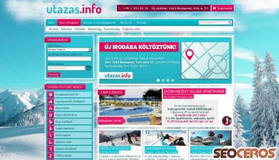 utazas.info desktop náhľad obrázku