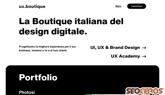 ux.boutique desktop previzualizare