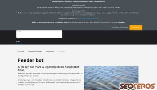 vadvizihorgaszat.hu/vadvizi-horgaszfelszereles/horgaszbot/feeder-bot desktop Vista previa
