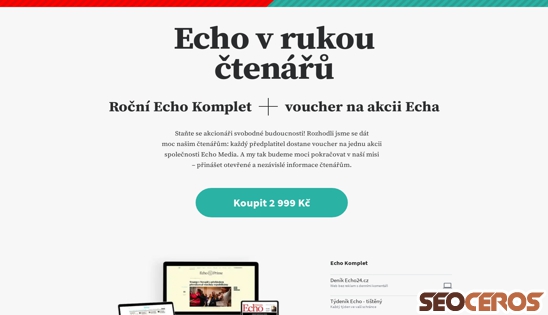 vaseecho.cz desktop előnézeti kép