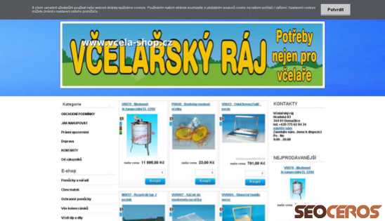 vcela-shop.cz desktop náhled obrázku