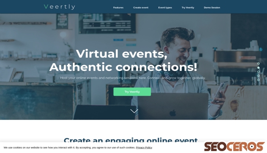 veertly.com desktop prikaz slike